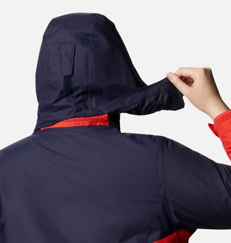 Women's Columbia Bugaboo II Interchange Fleece Jackets Orange / Navy | Plus Size CA-GC130